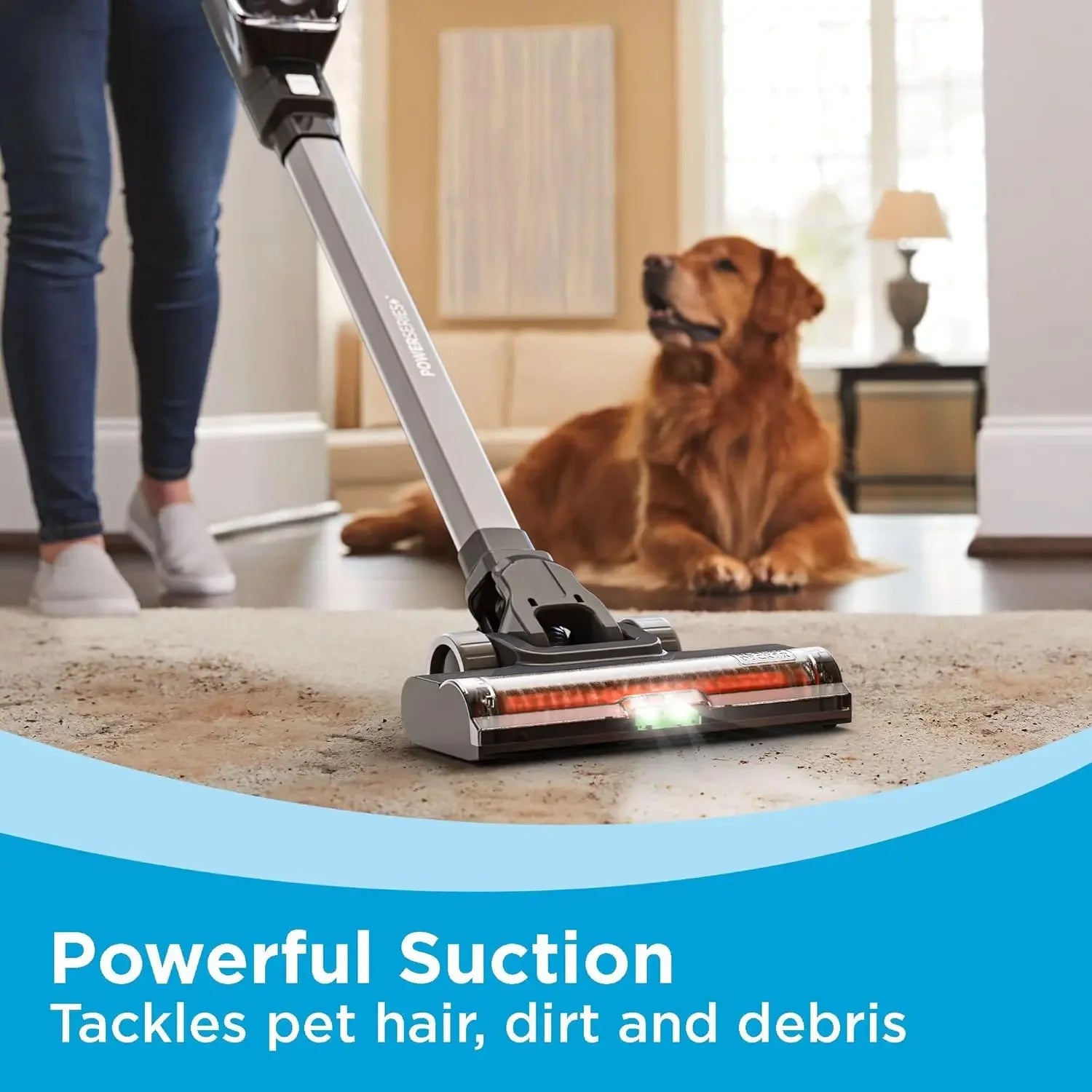 20V MAX Cordless Stick Vacuum – LED Lights, Anti-Tangle, Hardwood & Carpet Vacuum Cleaners Peaceful Pleasures Health and Wellness