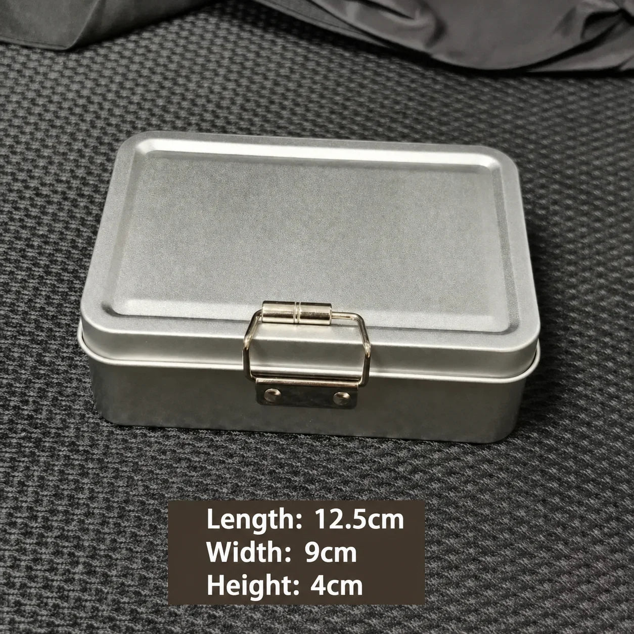 Tinplate Flip-Top Storage Tin | Fishing & Craft Organizer Box