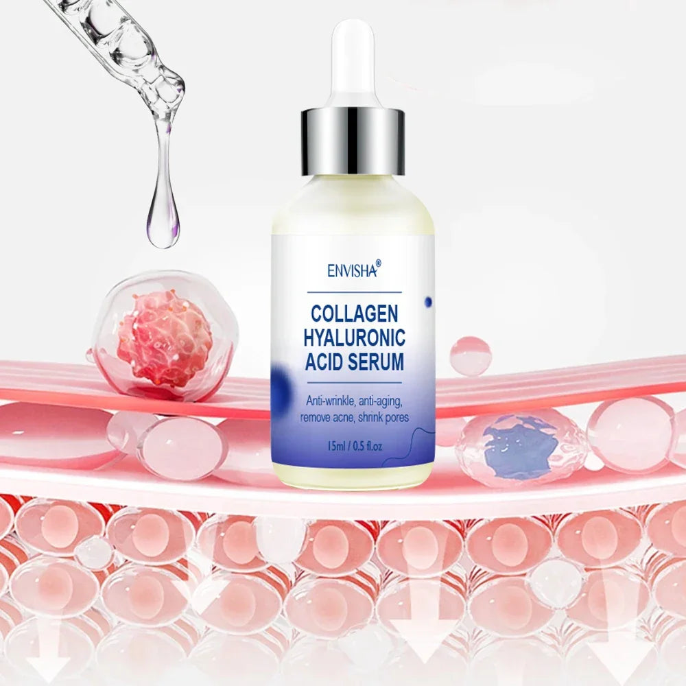 ENVISHA Anti-Aging Face Serum – Collagen, Hyaluronic Acid & Retinol 15ml Face Serum Peaceful Pleasures Health and Wellness