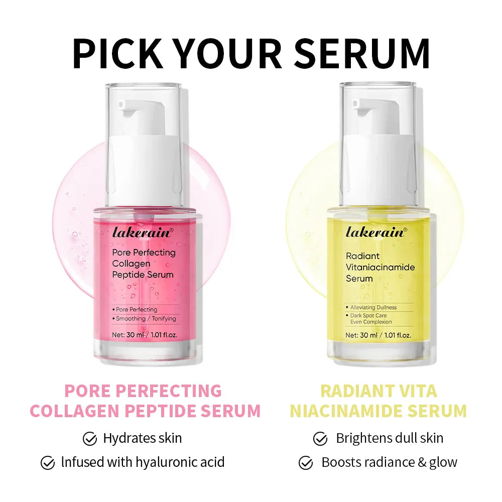 Collagen Peptide & Niacinamide Face Serum – Firm & Bright