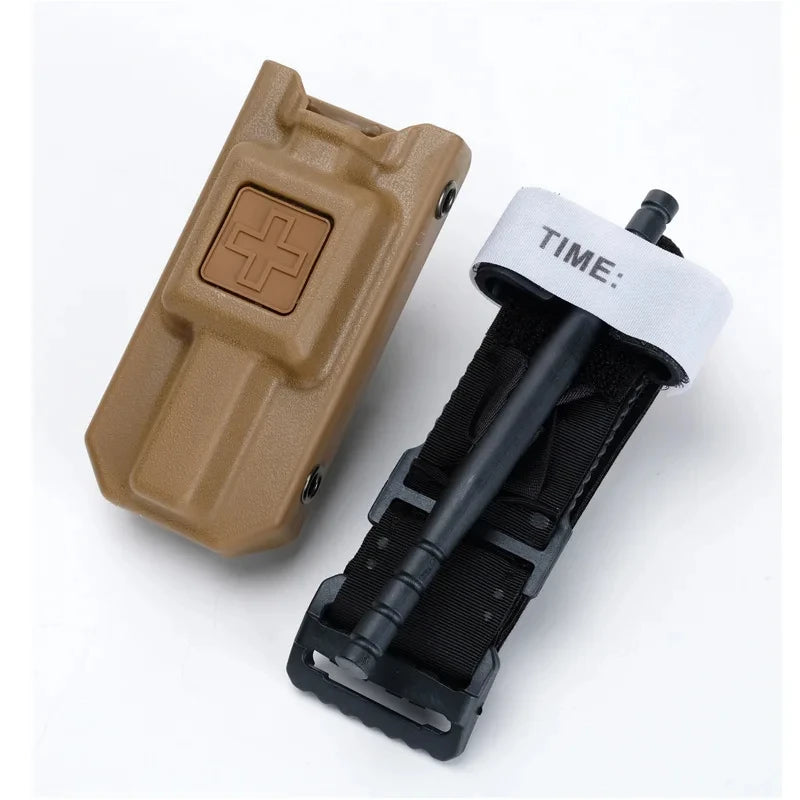 Outdoor emergency blood tourniquet Cat Organizer bag MOLLE Medical Pack Trauma first Aid tactical tourniquet Peaceful Pleasures Health and Wellness Khaki suit