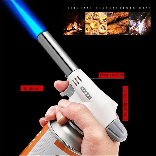 Butane Gas Torch – Adjustable Flame for BBQ, Camping & Welding Butane Torch Lighter Oasis Select 1PC