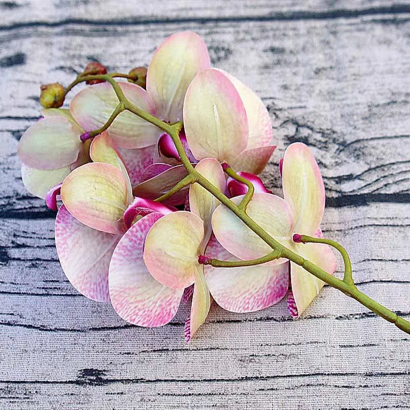 Artificial Butterfly Orchid Bouquet 6 Heads | Wedding & Home Decor