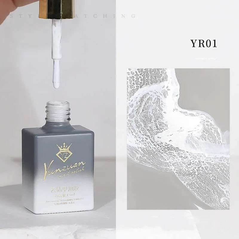 Sea Wave Blooming Gel Nail Polish – Gradient Halo Effect 15ml