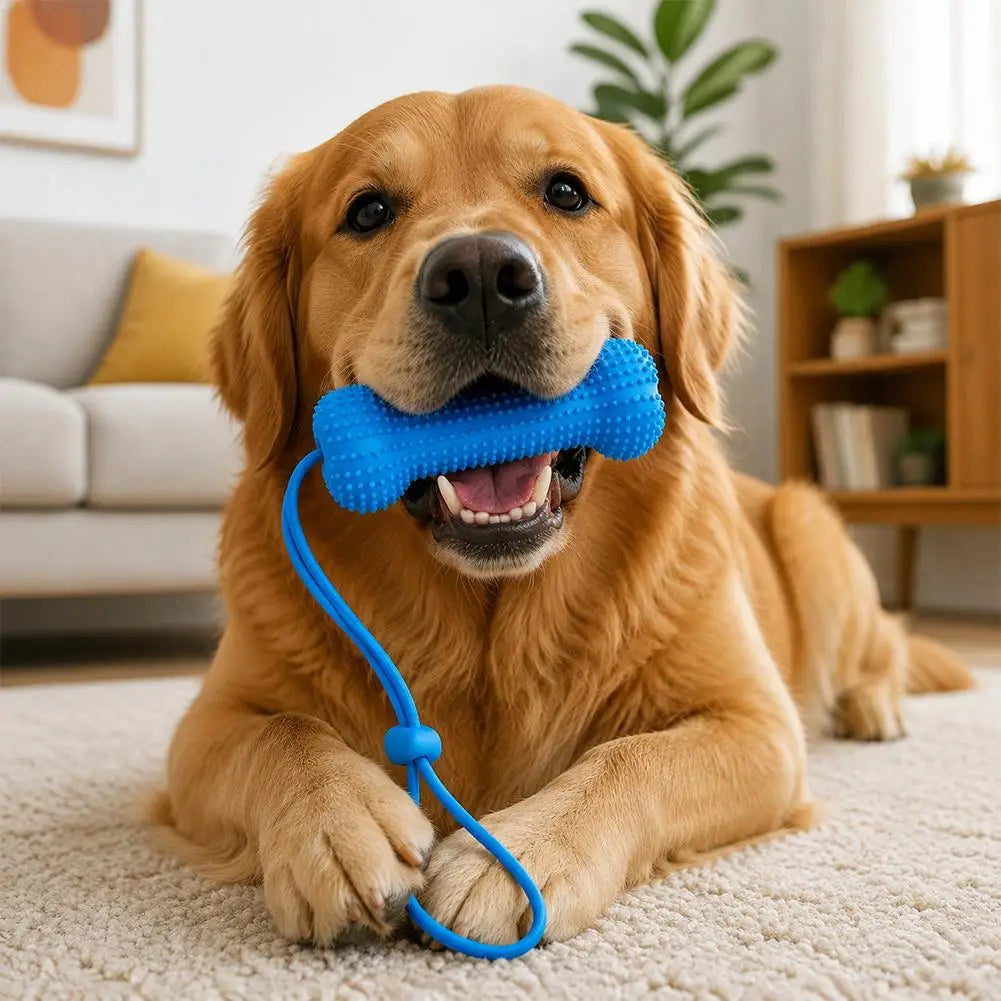 Dog Chew Stick Toy – TPR 360° Teeth Cleaning for All Dogs