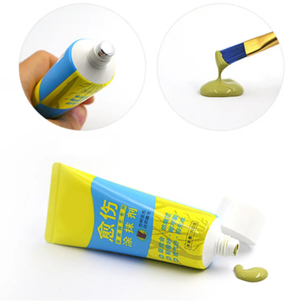 Tree Wound Bonsai Cut Paste Smear Agent Pruning Compound Sealer with Brush tree Bonsai plant effective seal wounds and grafts Peaceful Pleasures Health and Wellness
