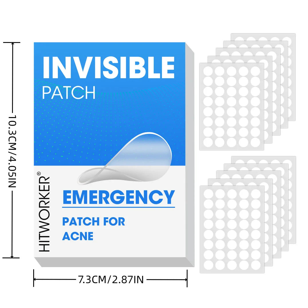 800/1200 Pieces/Set Hydrogel Acne Coverage Patches: Invisible Breathable Skin Care for All Skin Types (Unisex) Peaceful Pleasures Health and Wellness