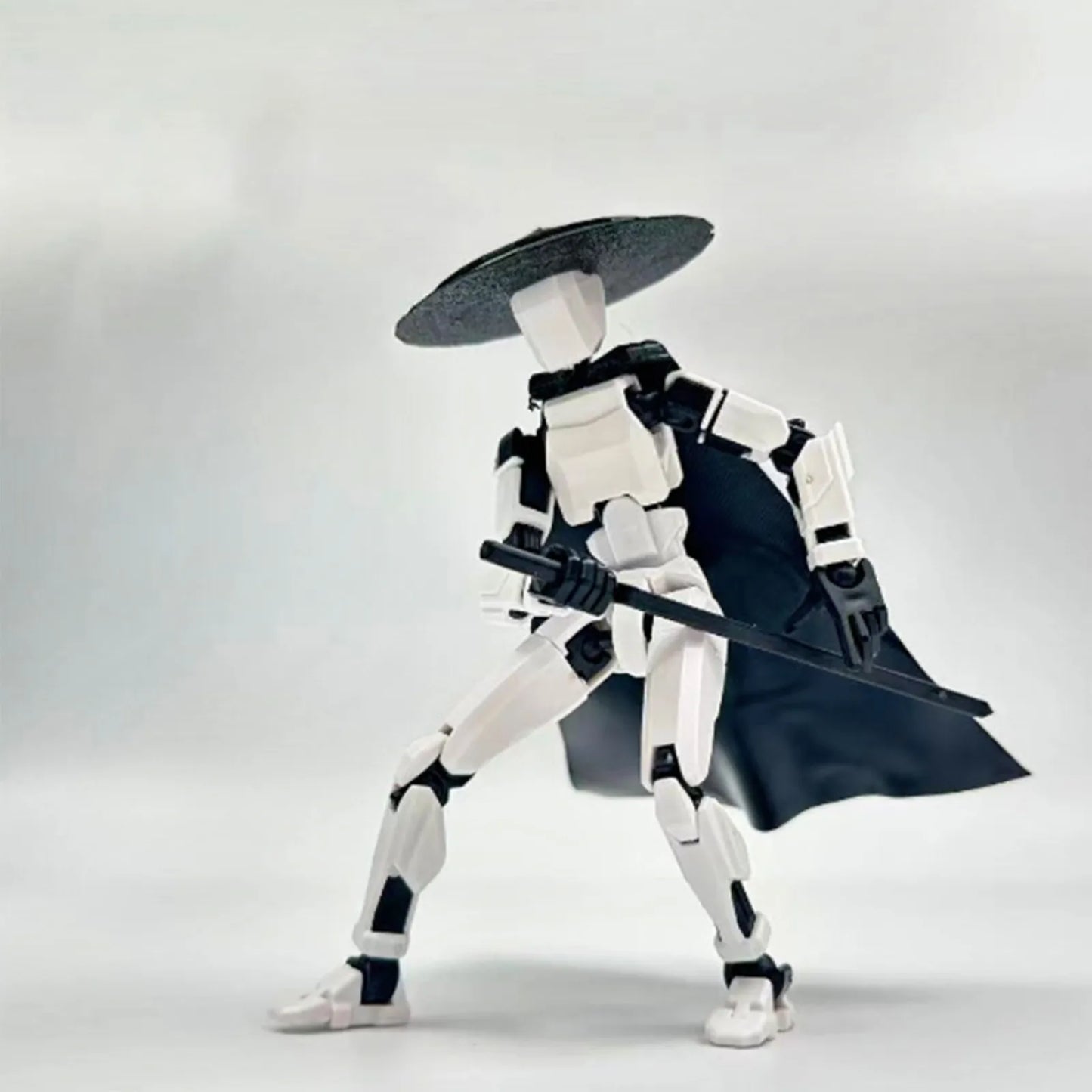 Lucky 13 3D Printed Posable Robot Action Figure | Collectible