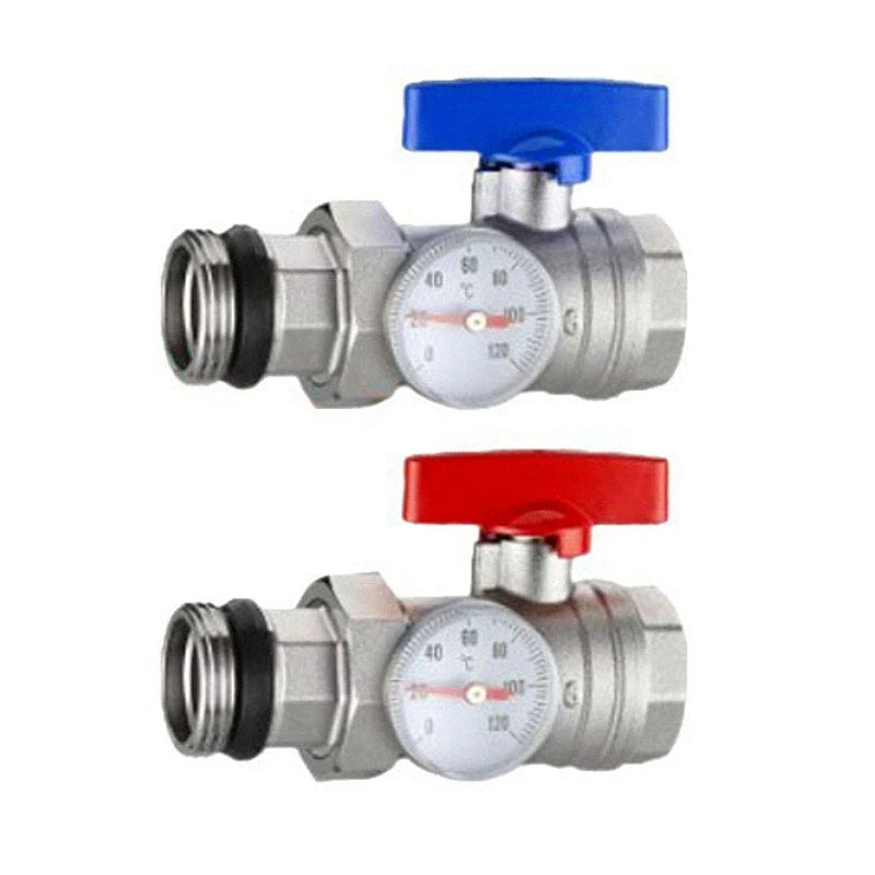 Copper Ball Valve Floor Drain Separator with Pressure Gauge