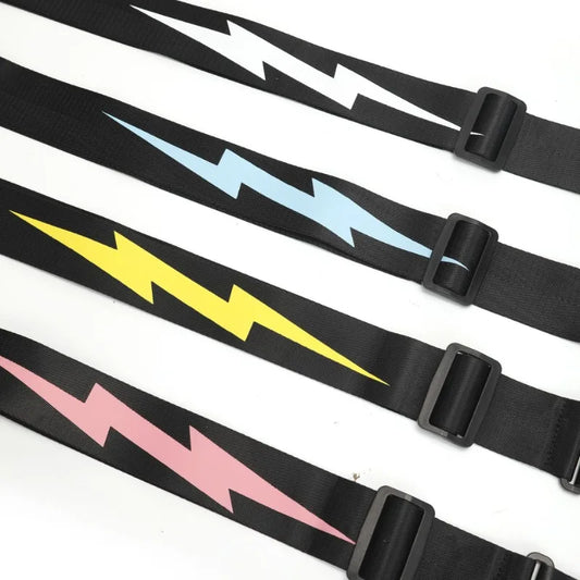 P Guitar Strap Premium Electric Leather Acoustic Lightning Instrument Peaceful Pleasures Health and Wellness