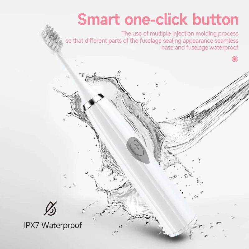 Electric Toothbrush Adults – 3 Modes, IPX6, 10,000 RPM