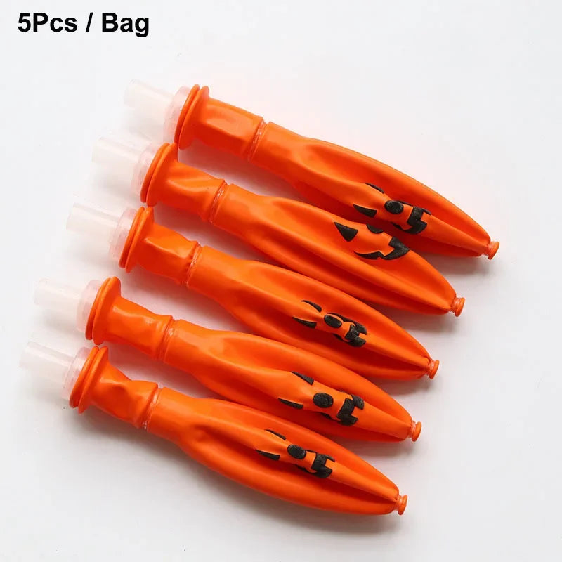 Halloween Pumpkin LED Glow Balloons | Party Decoration 5–75pcs