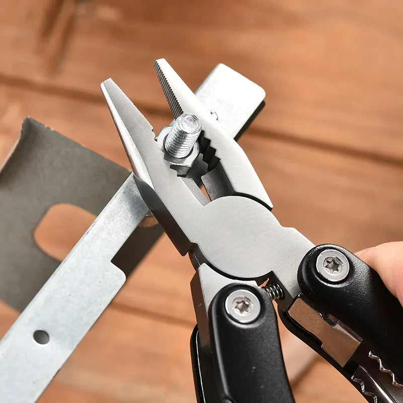 Mini Folding Multitool Pliers – Stainless Steel Keychain EDC