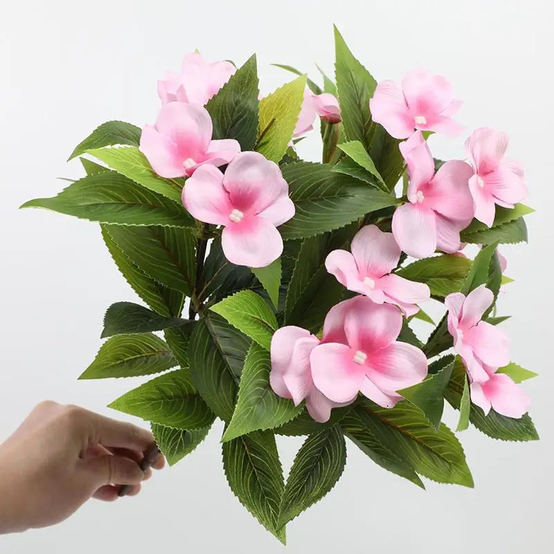 Eelhoe Silk Impatiens Artificial Flowers | Wedding & Home Decor