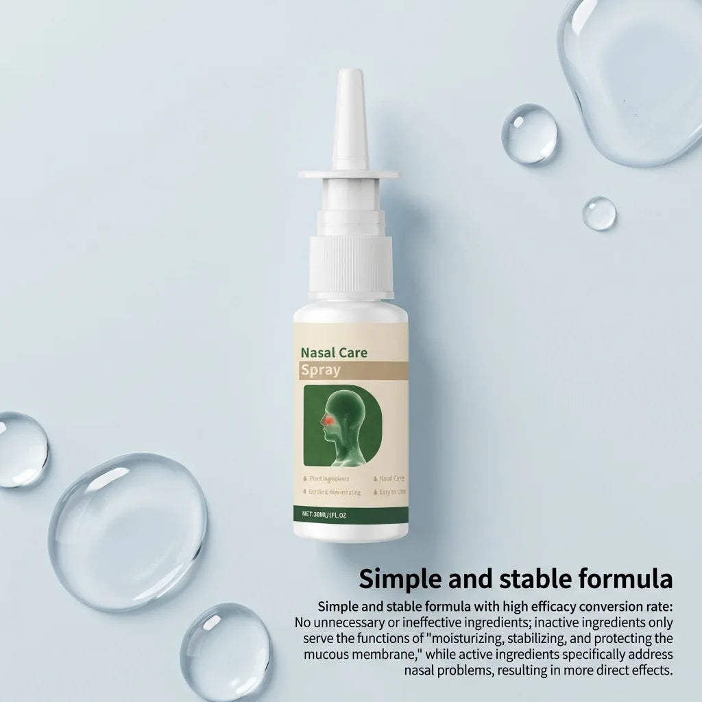 Plant-Based Nasal Cleaning Spray – 30ml Congestion Relief