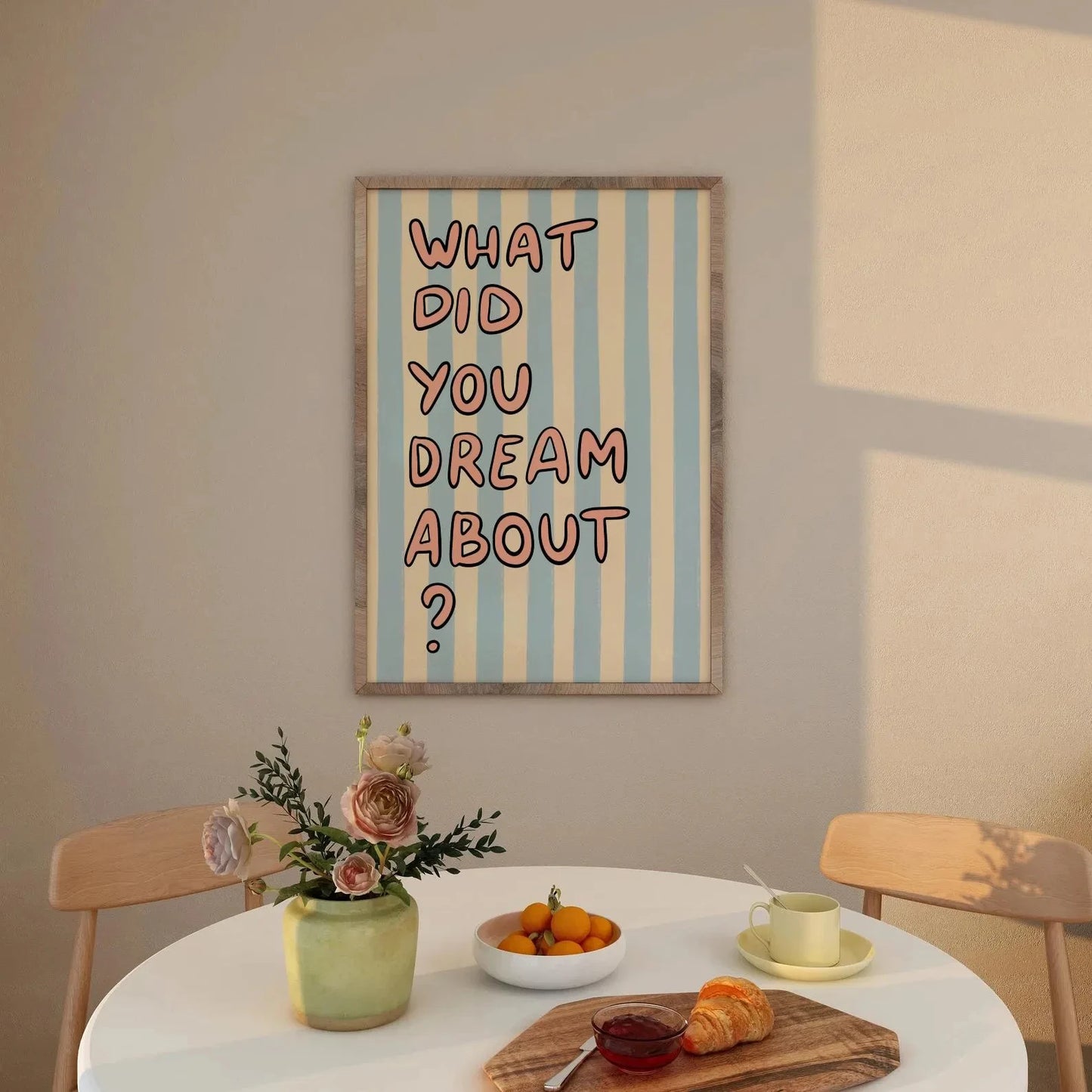 Vintage Inspirational Quotes Canvas Wall Art | Self Love Poster