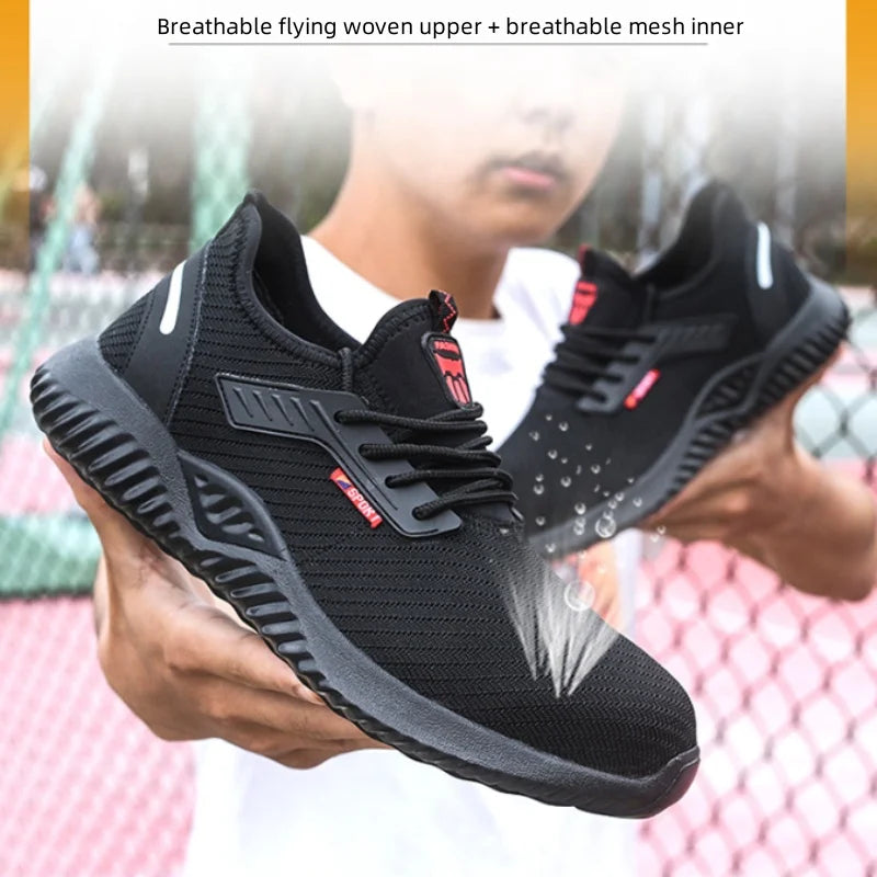 Men's Protective Shoes Steel Toe Shoes Safety Shoes, Men's Tactical Shoes, Fashion Men's Sneakers and Work Safety Professionals Peaceful Pleasures Health and Wellness