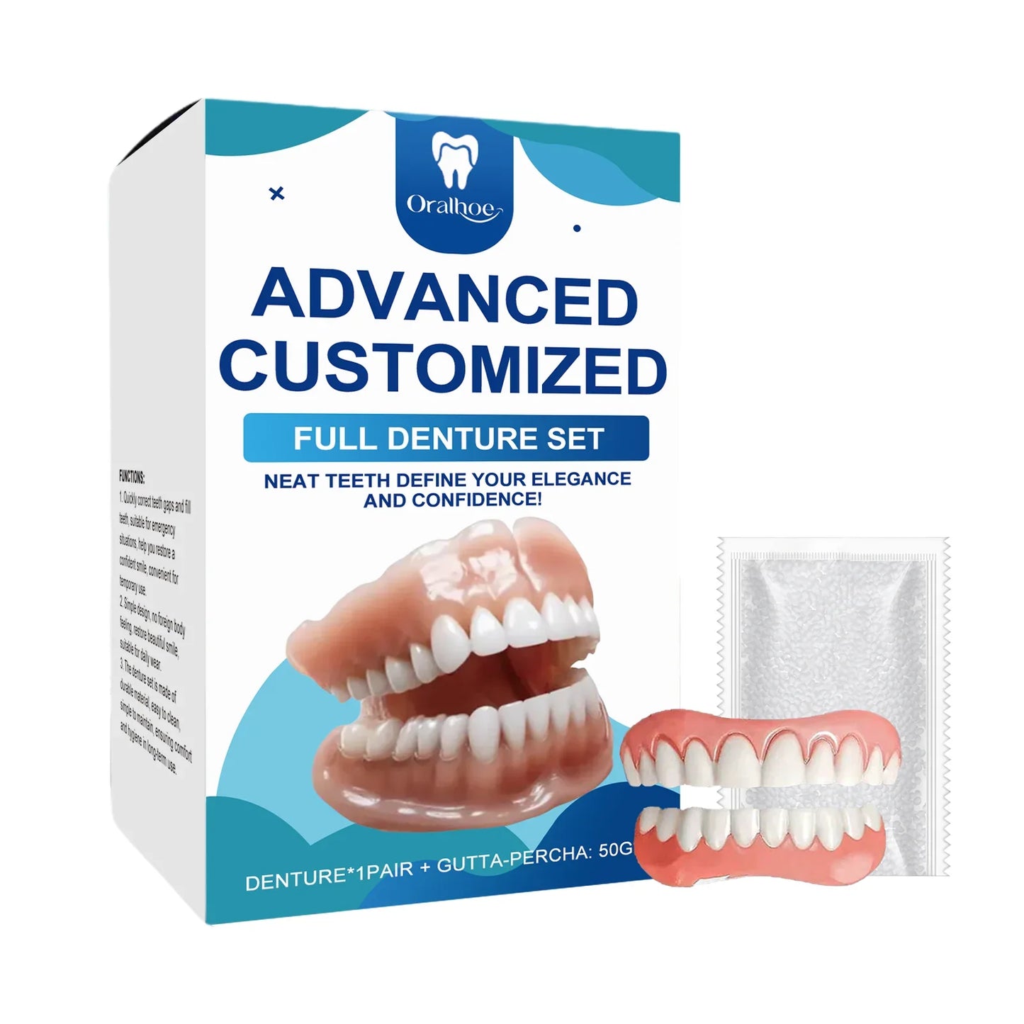 Dental Cosmetic Set – Tooth Gap Filler & Denture Care Kit