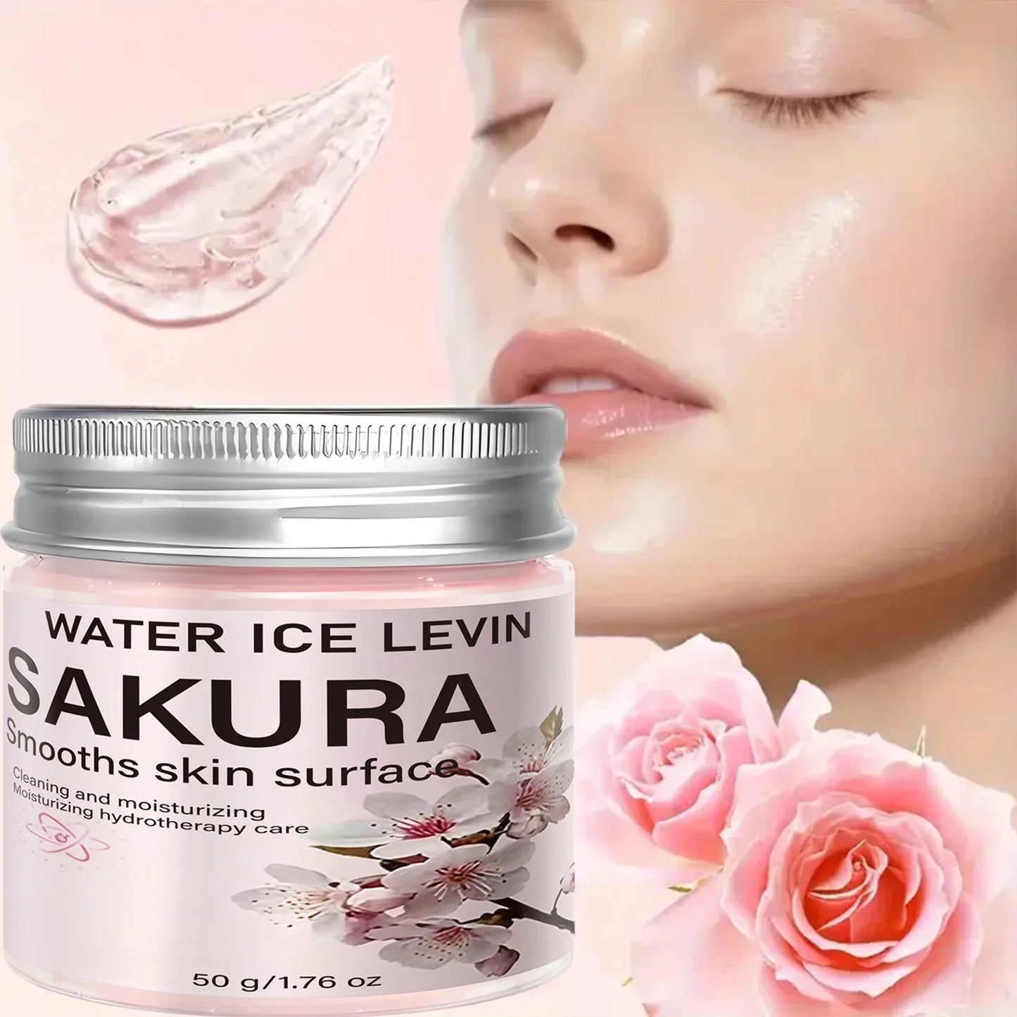 Sakura Face Mask – Collagen & Hyaluronic Acid | 50g Peel Mask