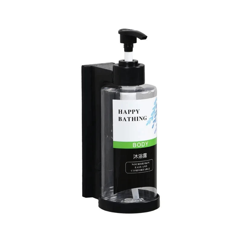 Wall Mounted Soap Dispenser Set – 3 Bottles, No-Drill Install