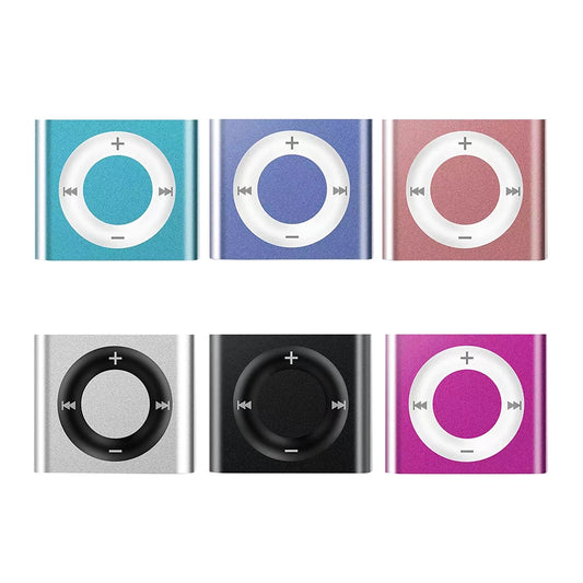 Mini Audio Player Build in Speaker Clip-on Sports Music Player Rechargeable 180mAh with Headphone Support TF Card for Boys Girls Peaceful Pleasures Health and Wellness