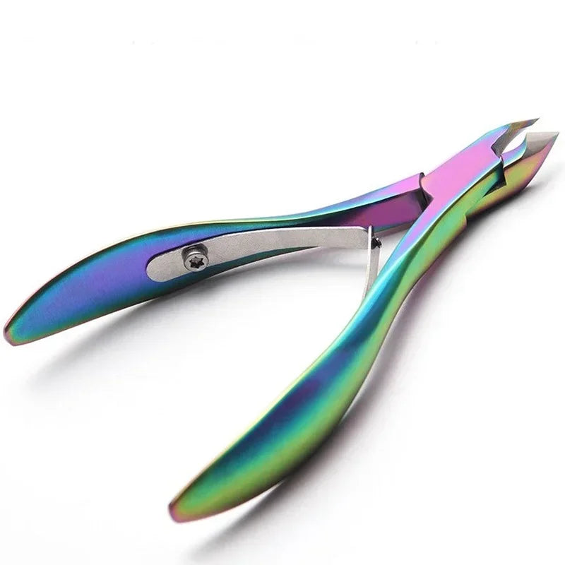 Ingrown Toenail Dead Skin Remover, Nail Cuticle Clipper, Edge Cutter, Scissor Plier, Manicure Pedicure Tool, Black Peaceful Pleasures Health and Wellness