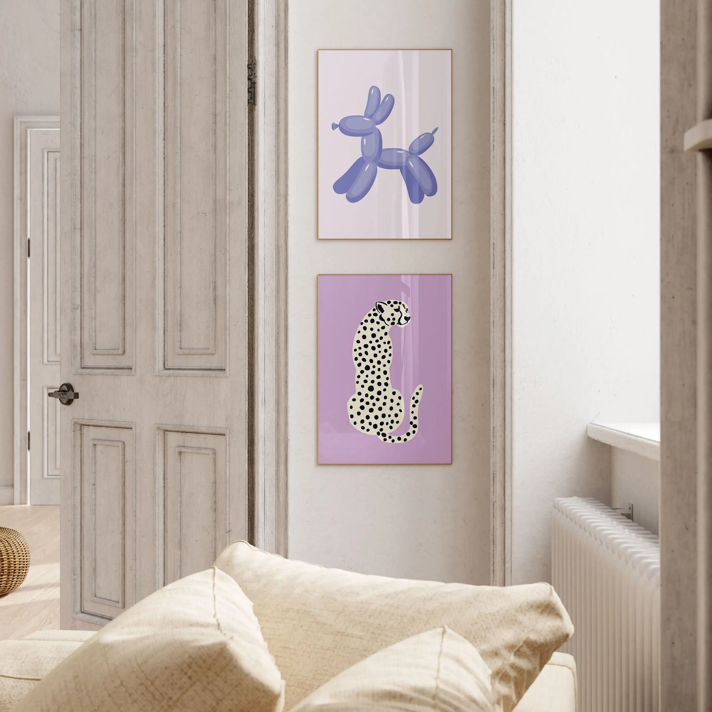 Purple Preppy Aesthetic Gallery Wall Prints Posters Trendy Retro Wall Art Collage Dorm Room Decor Funky Y2k Poster Aesthetic Peaceful Pleasures Health and Wellness