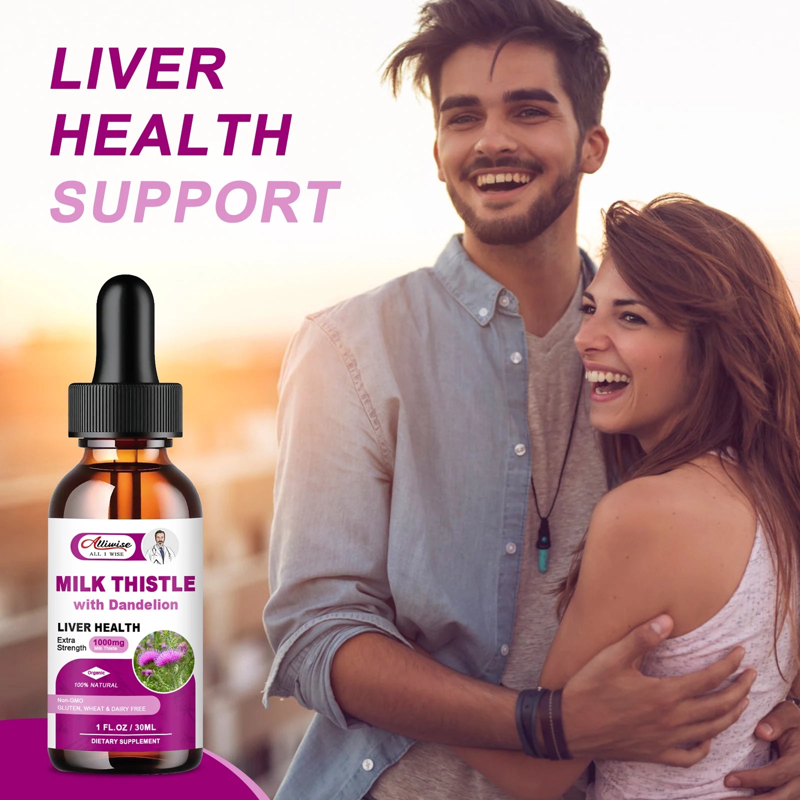 Liquid Milk Thistle Liver Support – Silymarin & Dandelion Peaceful Pleasures Health and Wellness