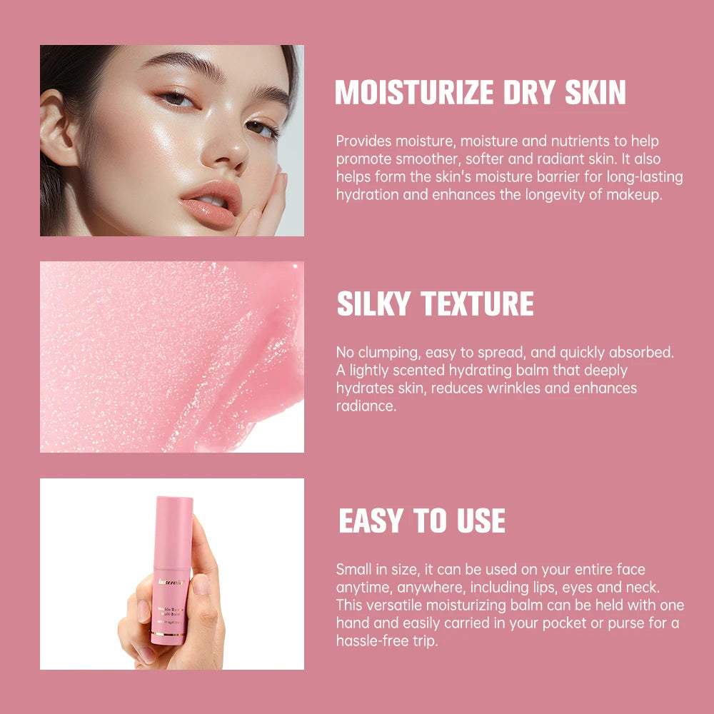 Wrinkle Bounce Multi Balm Moisturizing 9g Collagen Improving Wrinkle Universal Cream Korean Skin Dull Hydrating Stick Peaceful Pleasures Health and Wellness