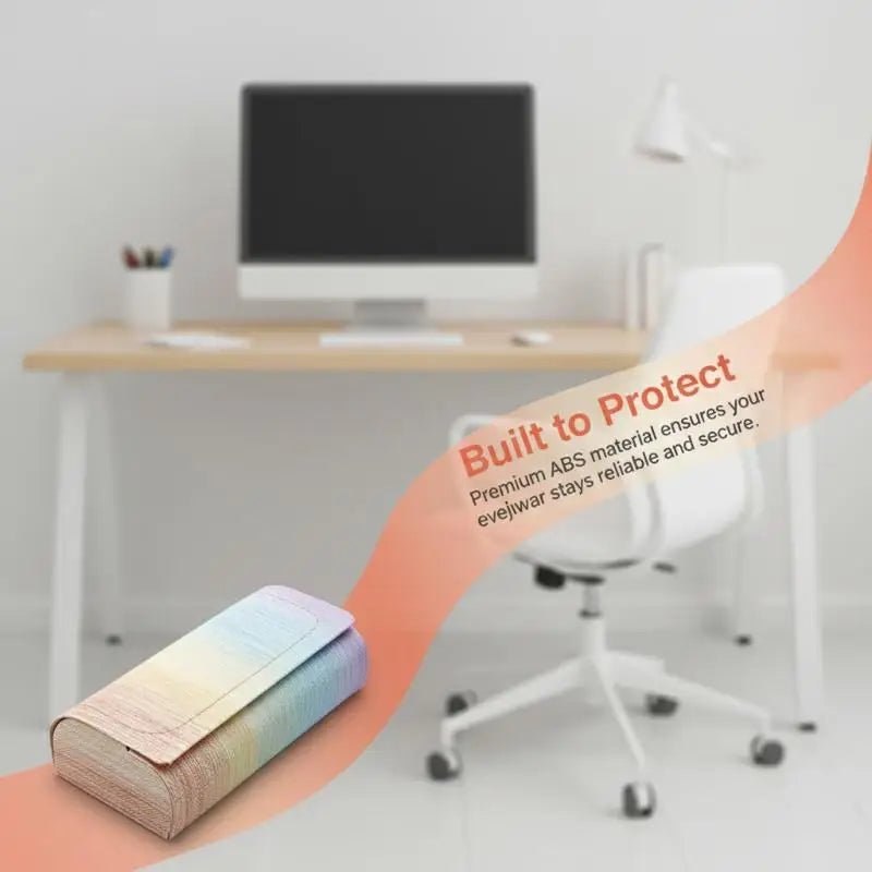 Hard-Shell PU Leather Glasses Case | Portable Eyewear Box