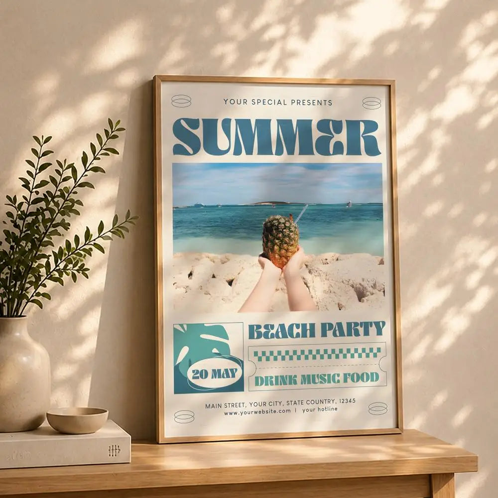 Scenery B-Beach Sea OceanS Poster HD Self Adhesive Waterproof Wall Art Ideal for Home Office Dorm Bedroom Great Gift Peaceful Pleasures Health and Wellness White9 15X20cmNoframe