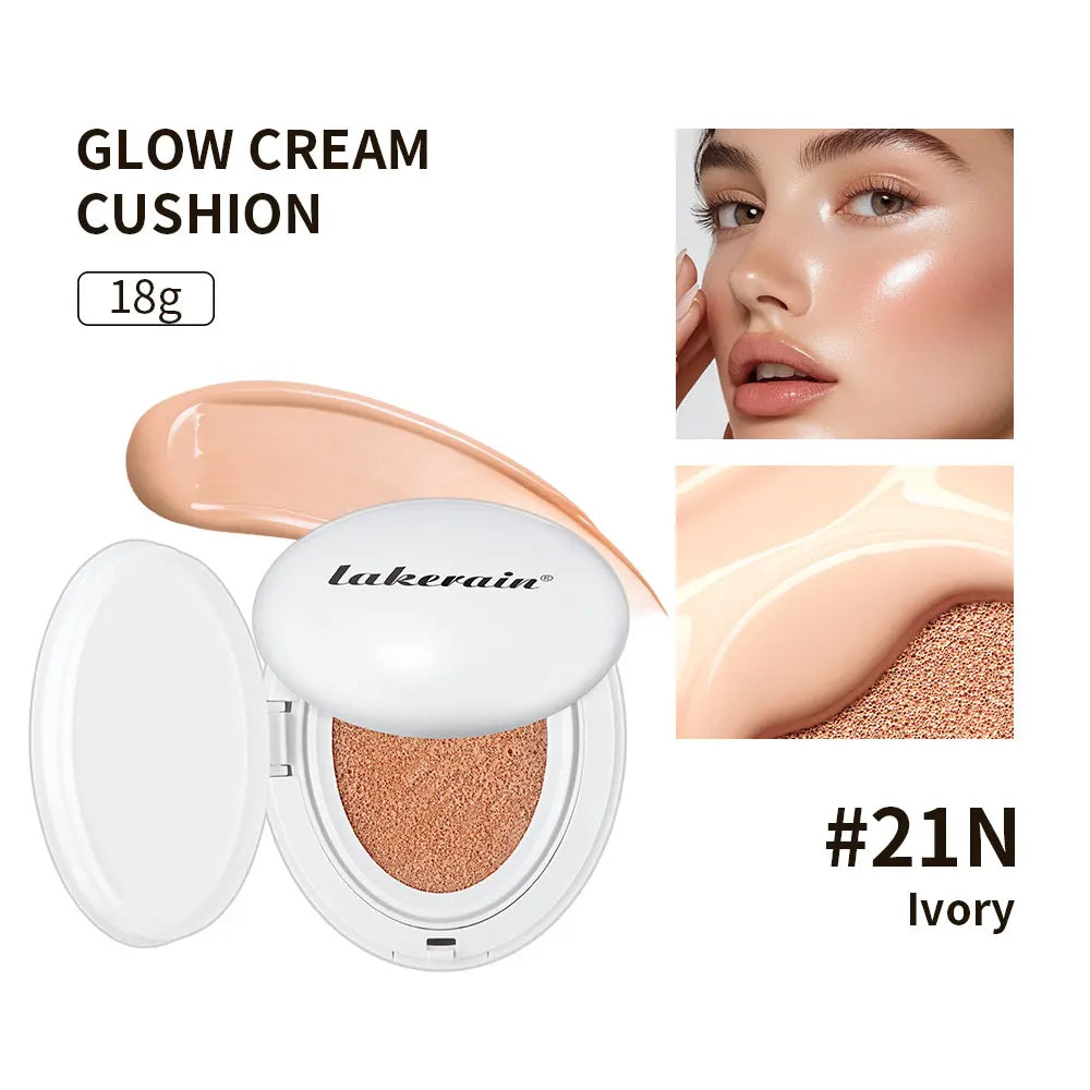 Korean Cushion Foundation CC Cream | Waterproof Full Coverage SPF Cushion Foundation Peaceful Pleasures Health and Wellness 21N