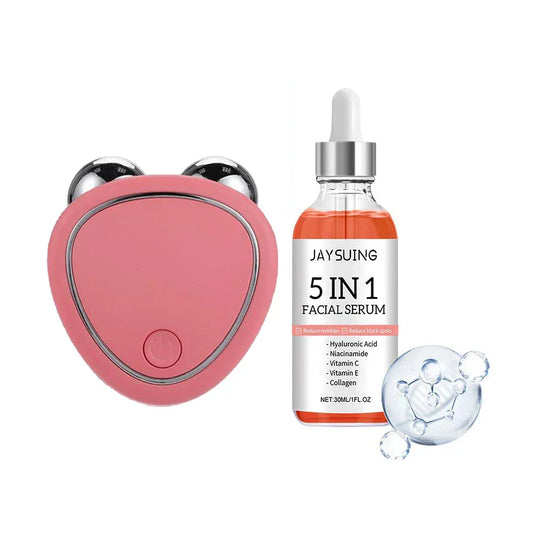 Mini Microcurrent Facial Device + EMS Face Lift Kit Skincare Devices Peaceful Pleasures Health and Wellness 1 set