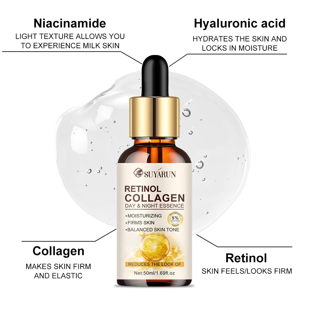 Retinol Collagen Cream Firming and Balancing Skin Tone Lightening Fine Lines Moisturizing and brightening Skin care cream. Peaceful Pleasures Health and Wellness