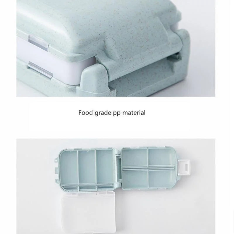 1Pc Portable Mini Pill Box Medical Kits Vitamin Pills Box Storage Box Pill Container Health Travel Supplies Peaceful Pleasures Health and Wellness