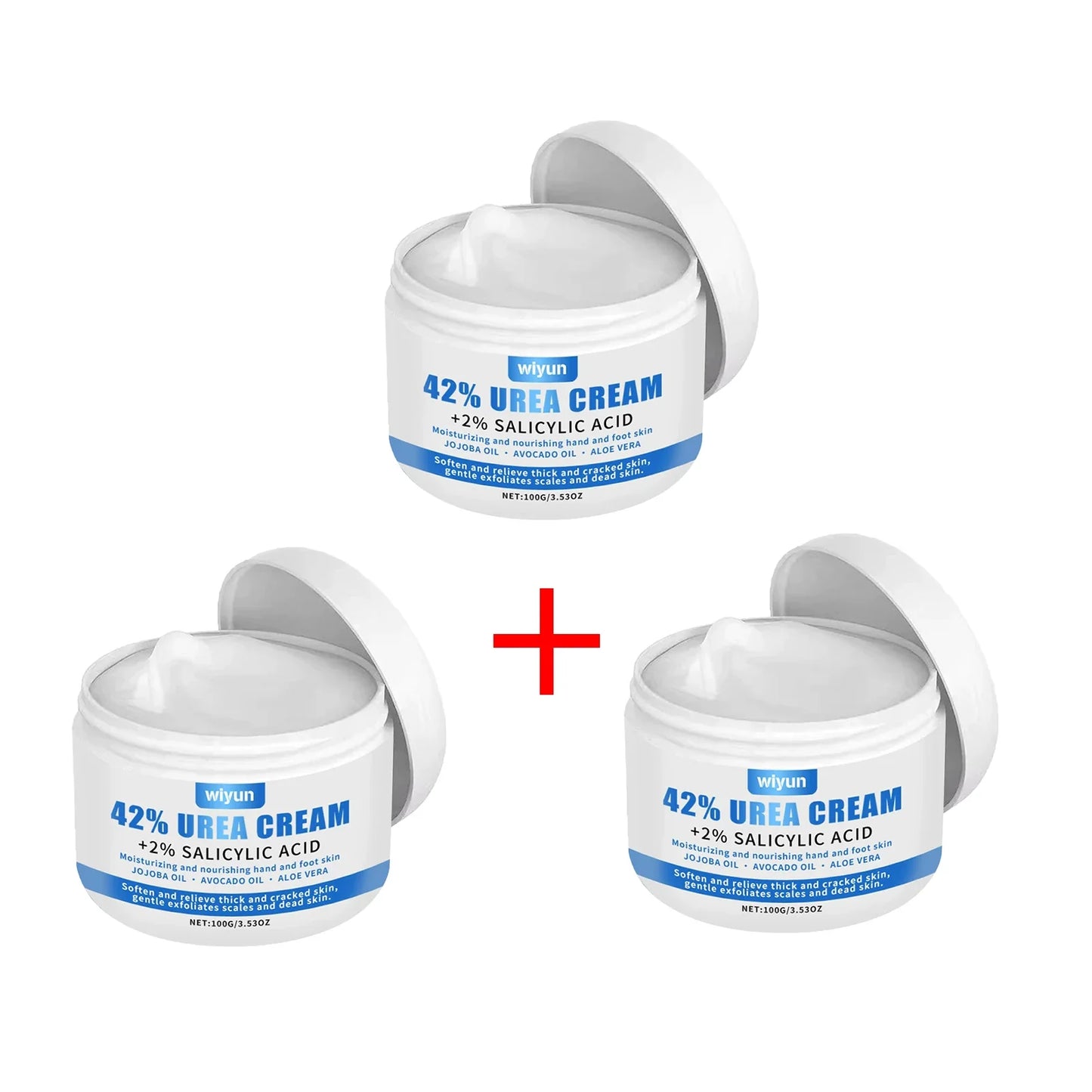 WIYUN 42% Urea Foot Cream – Moisturizing & Exfoliating Heel Cream