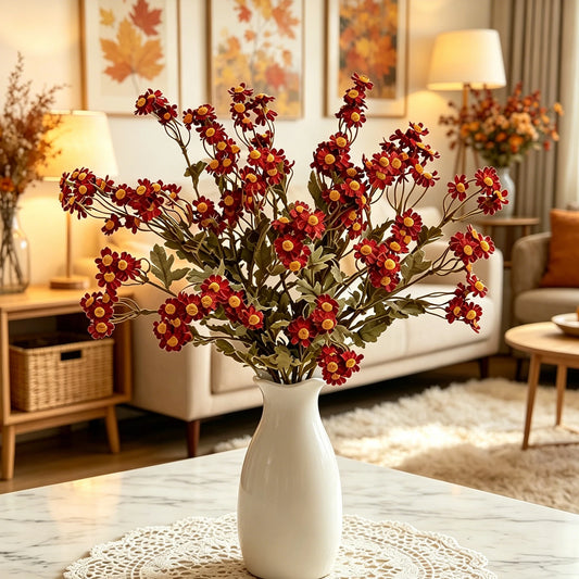 Silk Rose Artificial Flower Bouquet – Wedding & Home Decor
