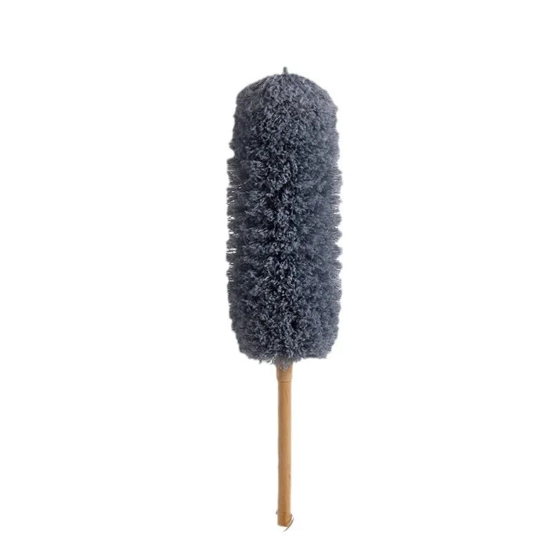 Anti-Static Lambswool Duster Brush | Home Cleaning Feather Duster