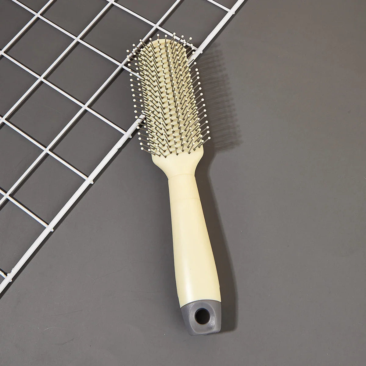 Anti-Static Detangling Hair Brush with Tail Fork & Scalp Massager