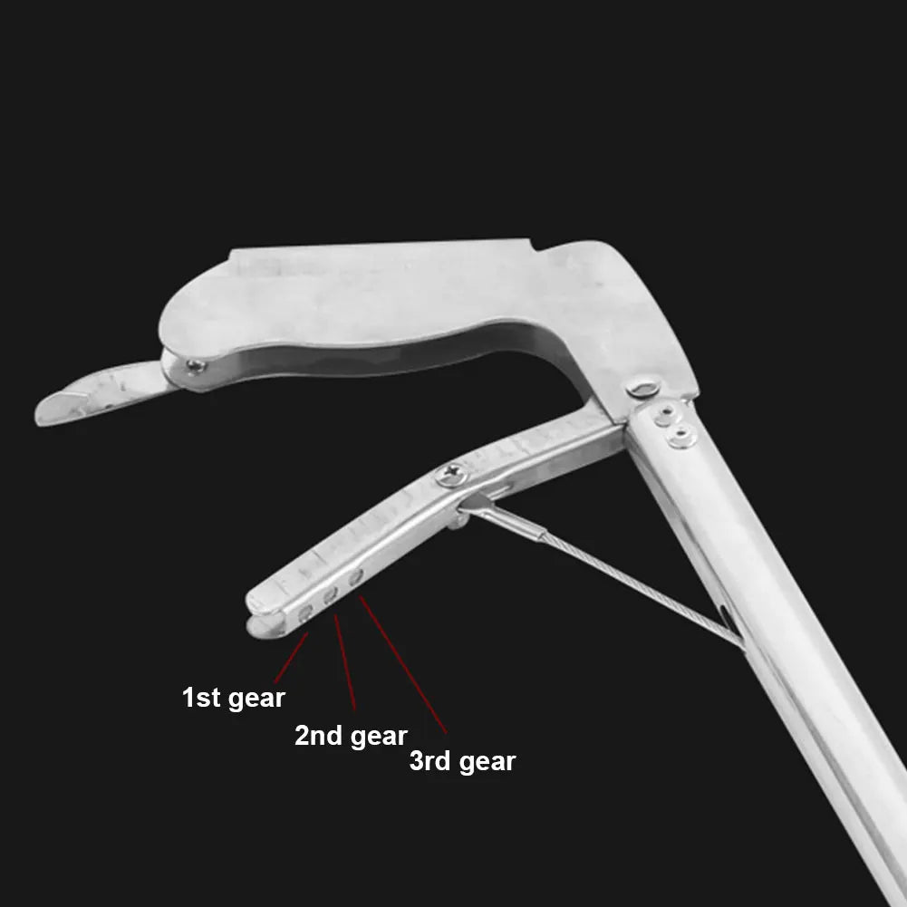 1.5m Foldable Snake Tongs – Stainless Steel Reptile Grabber