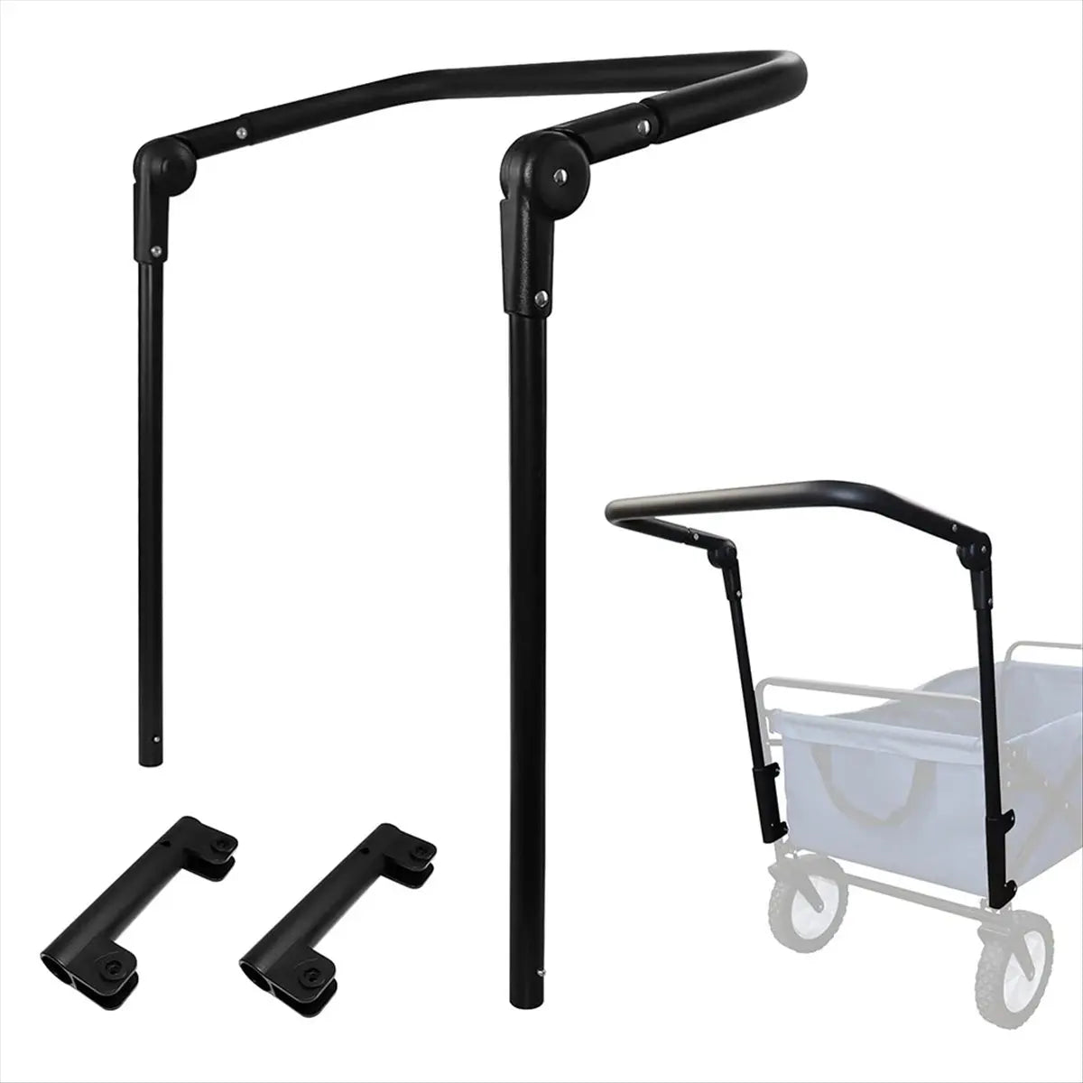Foldable Cart Push Handle – Extendable Trolley Replacement Part Peaceful Pleasures Health and Wellness