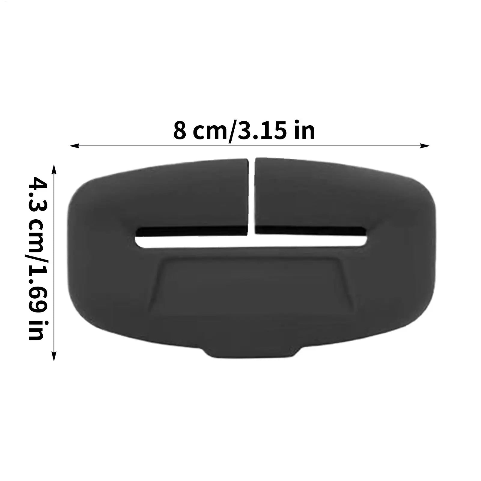 Universal Silicone Car Seat Belt Cover Car Seat Decoration Anti-Scratch Anti Against Car Seatbelt Buckle Protective Case Peaceful Pleasures Health and Wellness