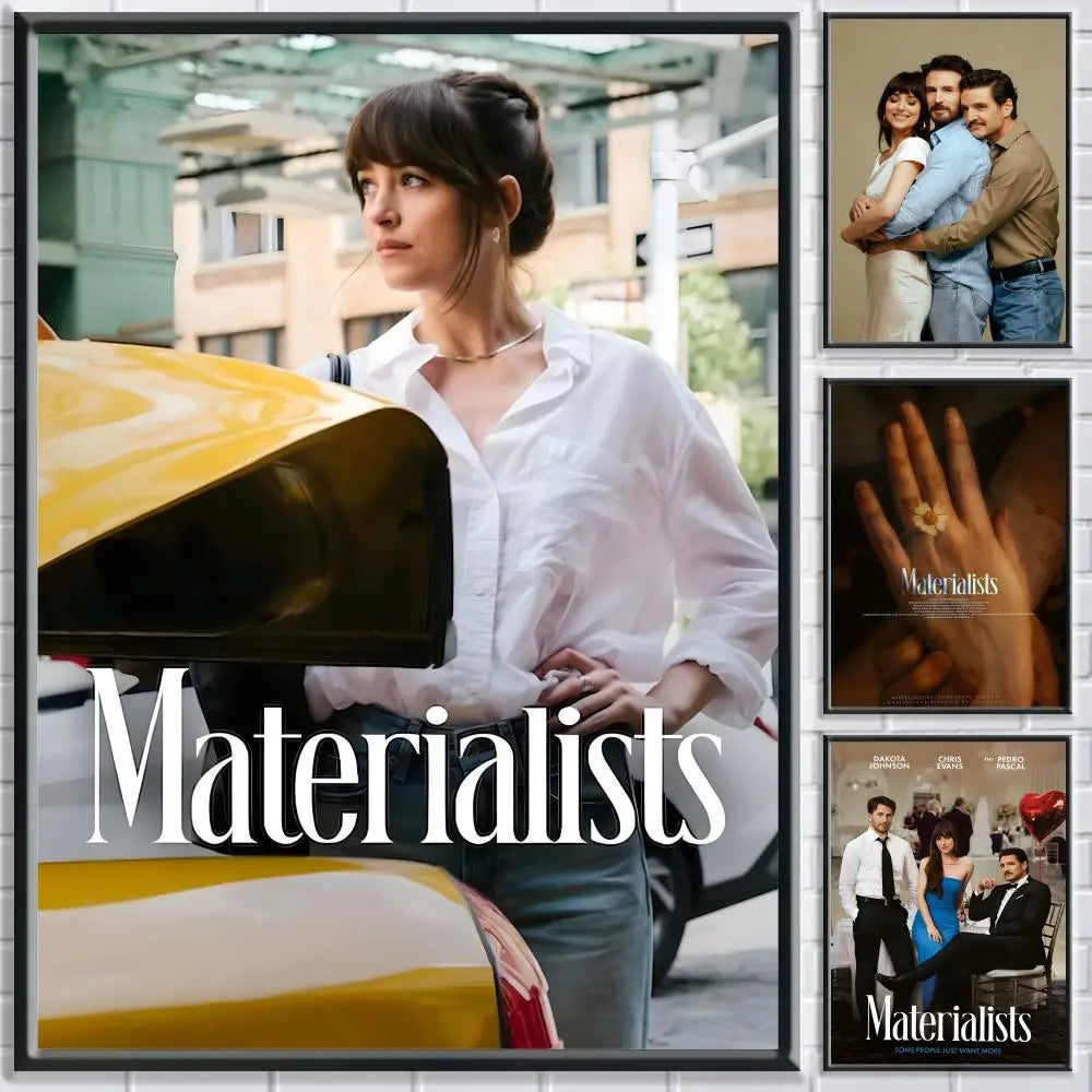 Movie M-Materialists Poster HD Self Adhesive Waterproof Wall Art Ideal for Home Office Dorm Bedroom Great Gift Peaceful Pleasures Health and Wellness