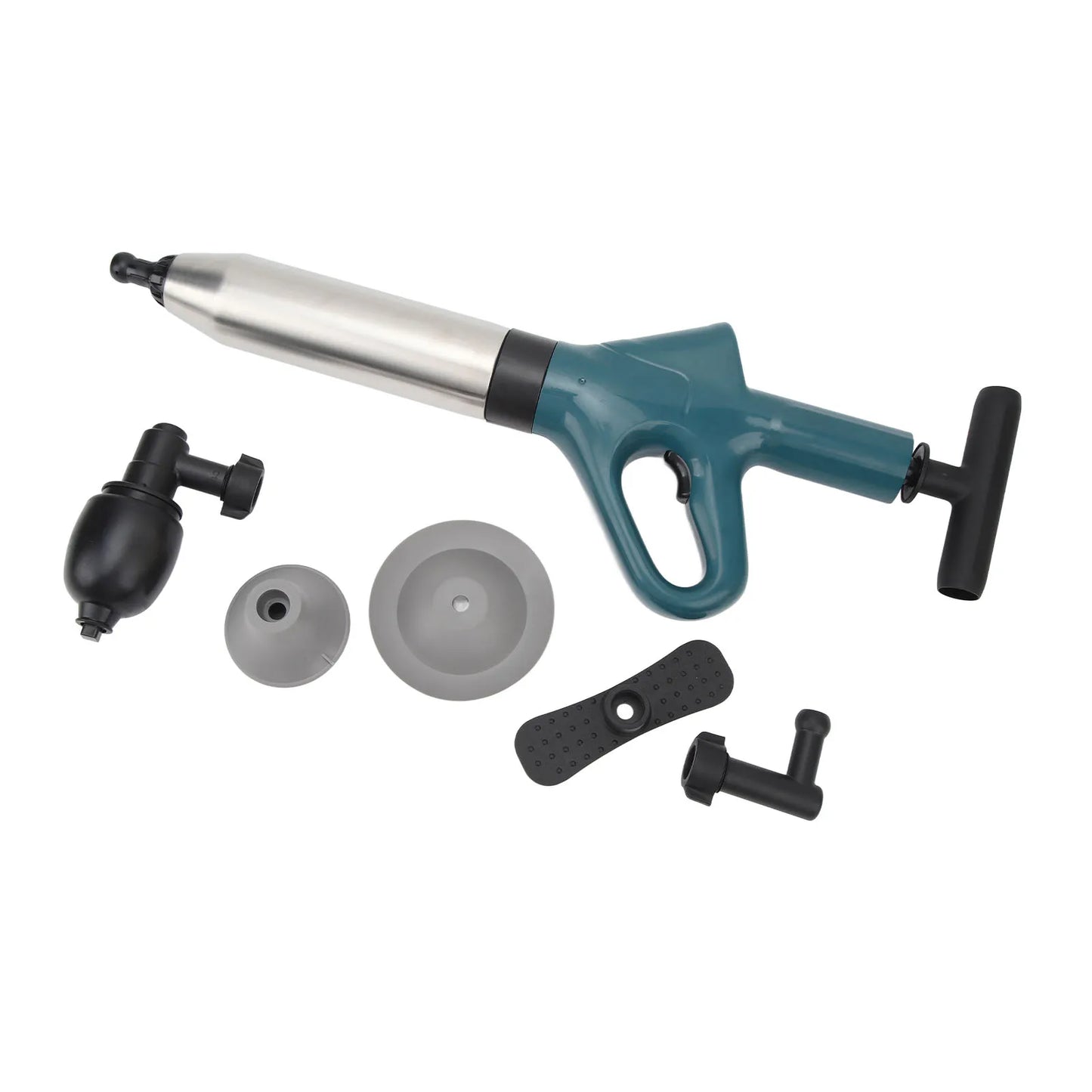 Drain Blaster Air Plunger Pressure Powerful Toilet Kitchen