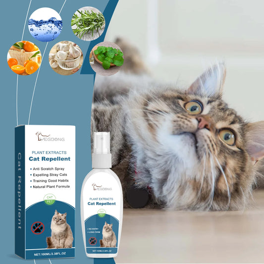 Cat Deterrent Spray – Anti-Scratch Furniture Protector 100ml Cat Deterrent Spray Peaceful Pleasures Health and Wellness Default Title