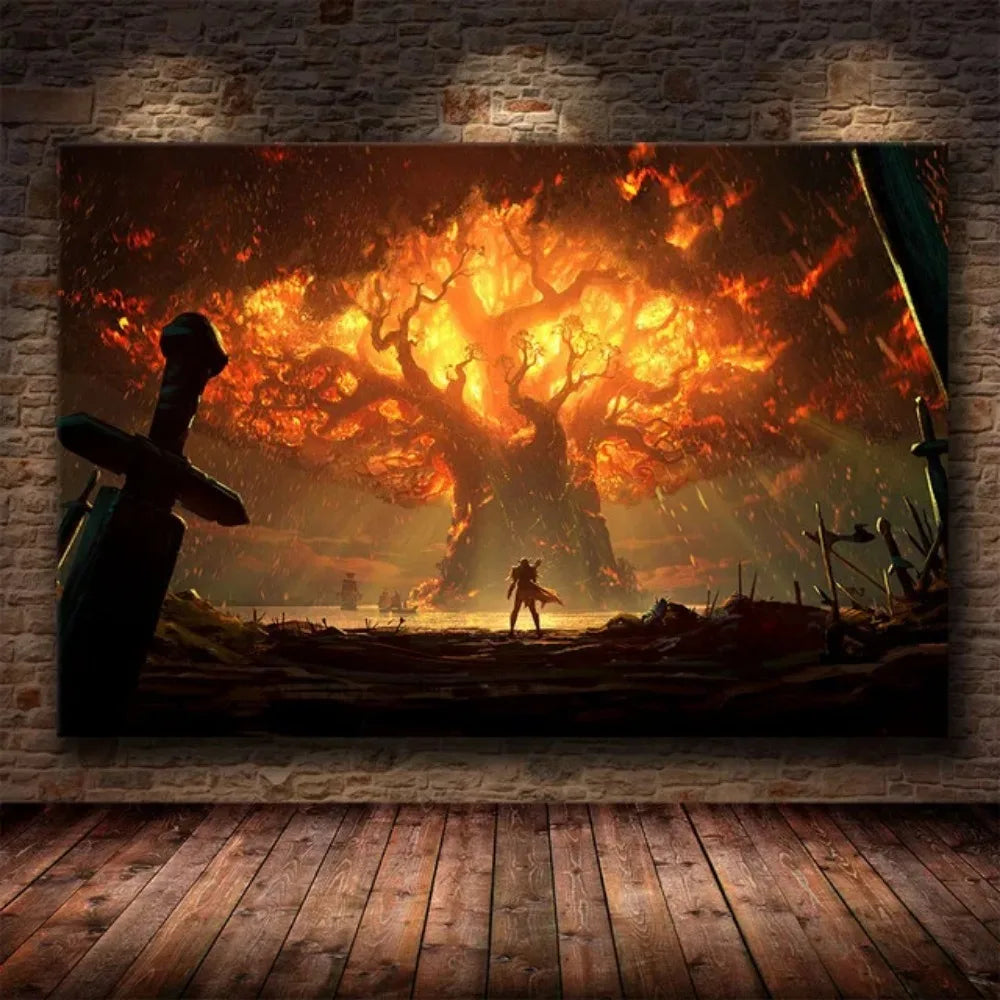 World of Warcraft HD Canvas Wall Art Poster | Unframed Print