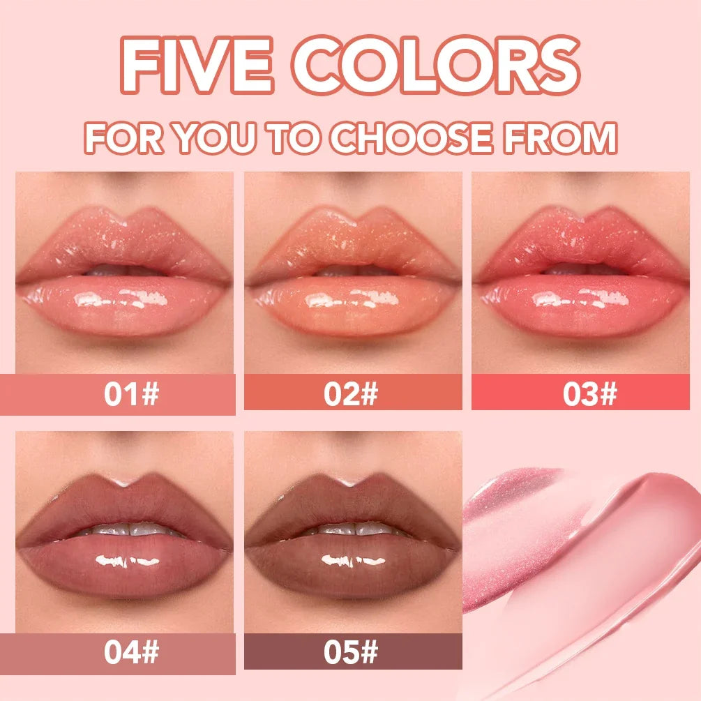 QIBEST Double Ended Mirror Lipgloss Lipliner Pen Lasting Water Light Lip Gloss 2 In 1 Makeup Matte Lipliner Pencil Contour Stick Peaceful Pleasures Health and Wellness