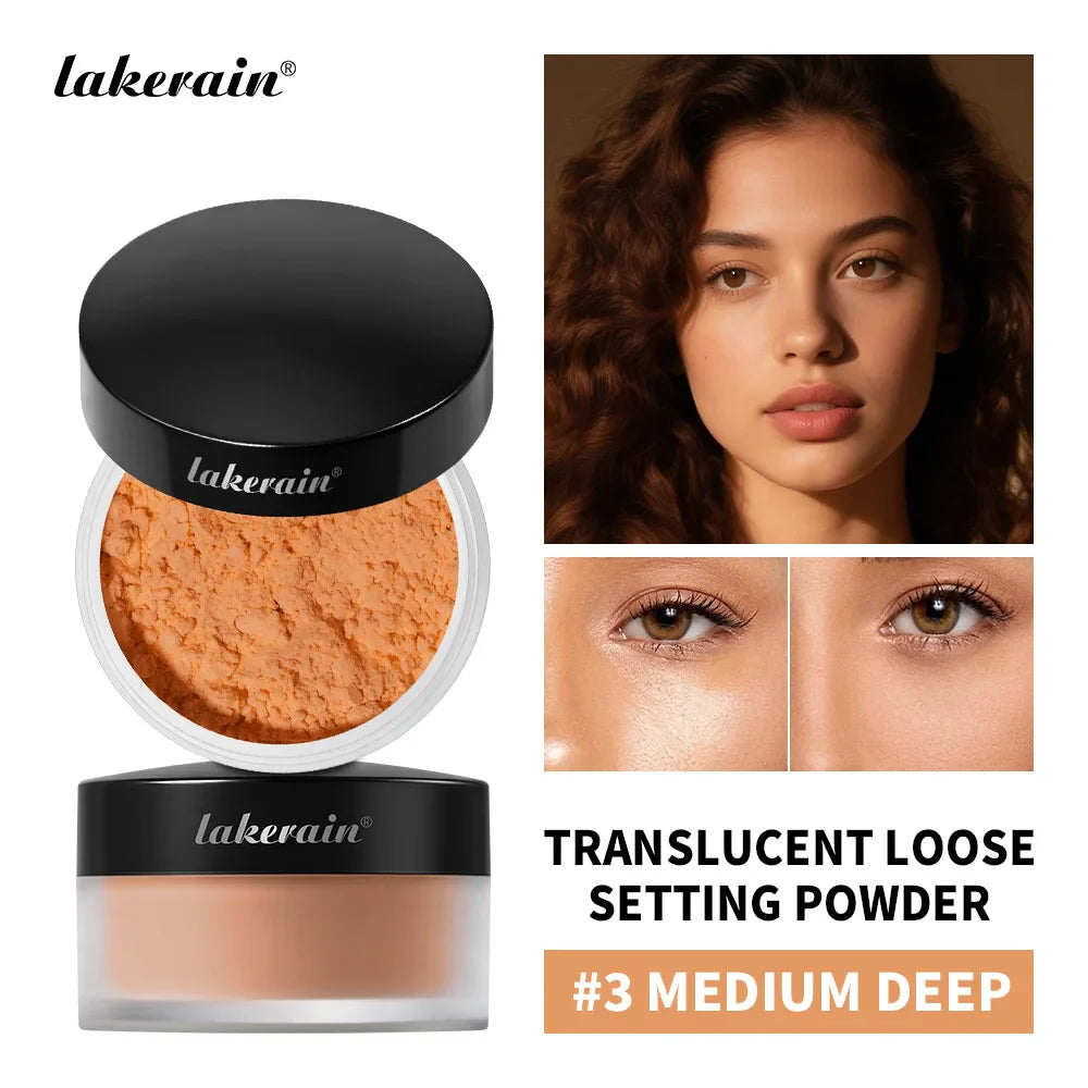 Loose Baking Setting Powder – Matte, Oil Control & Brightening Loose Setting Powder Oasis Select 3Medium Deep