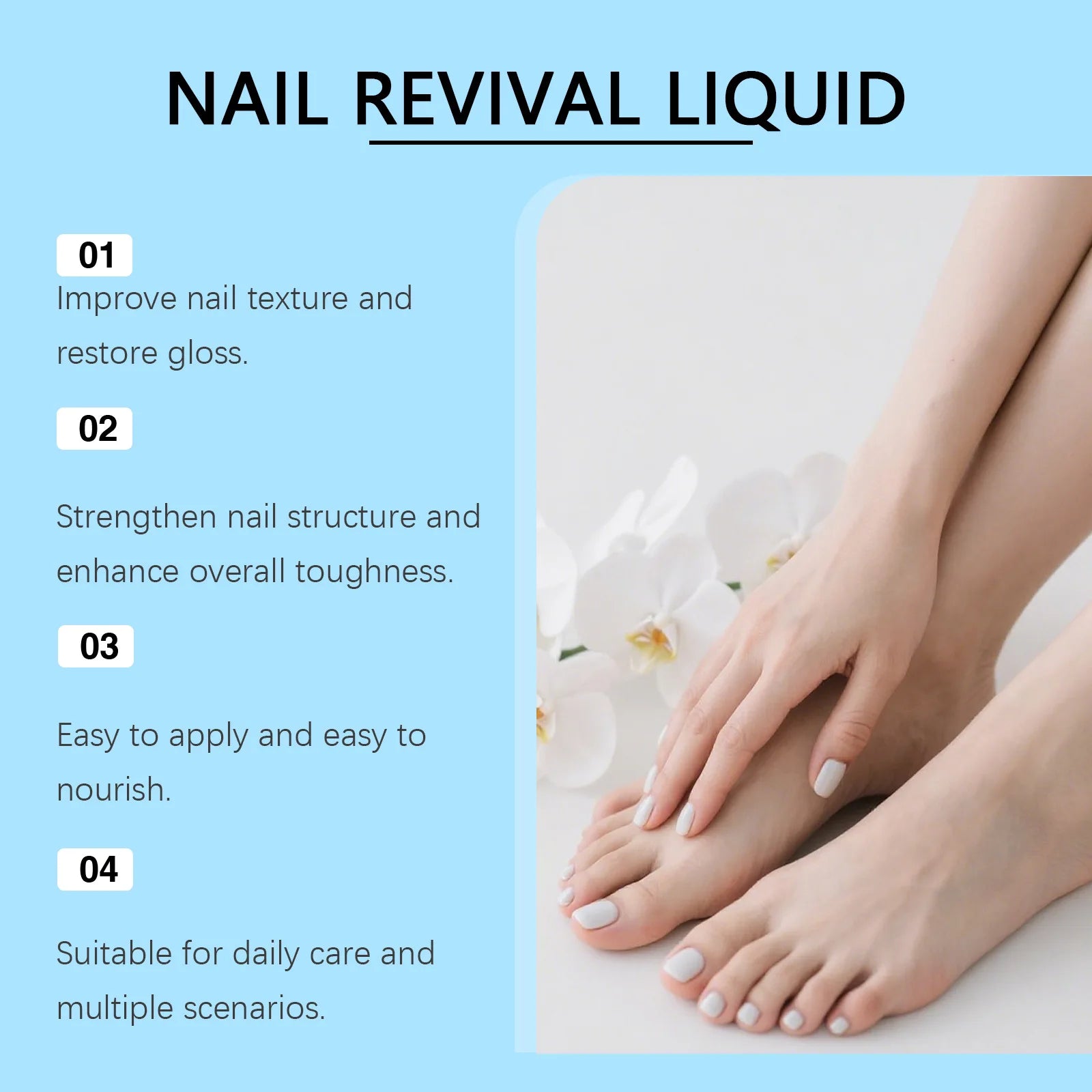 Hyaluronic Acid Nail Strength Oil Deep Nourish Repair Dry Brittle Cuticle Smooth Nail Surface Reduce Crack Mild Nail Cuticle Oil Peaceful Pleasures Health and Wellness