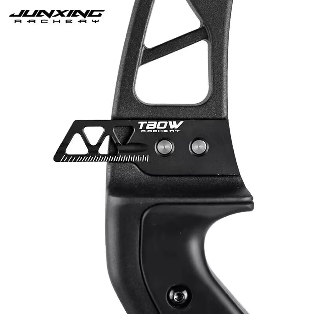 JUNXING H8 25-Inch Recurve Bow Right Hand Aluminum Riser F-interface